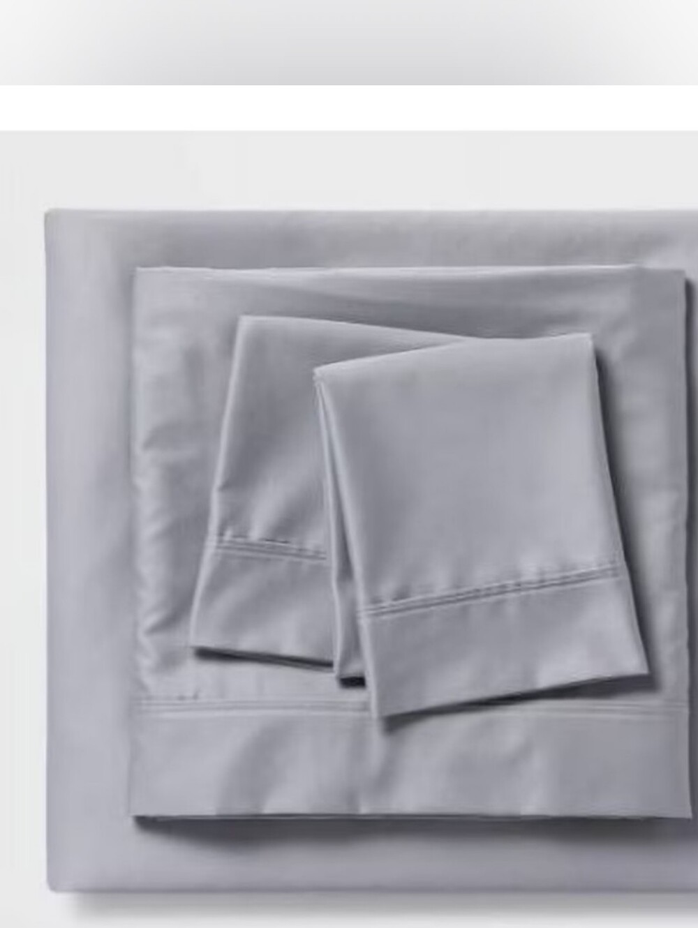 Threshold Tri-ease Sheet Set Twin XL light Gray